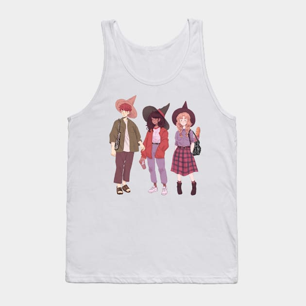 Comfy Millennial Witches Tank Top by RedBeanPorridge TeePublic Store